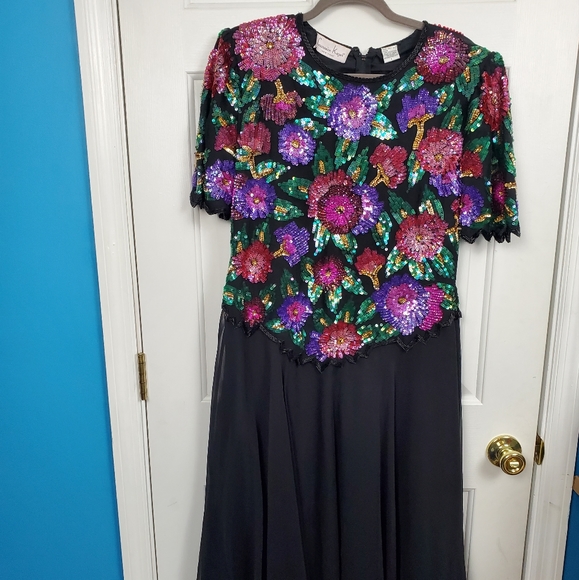 Laurence Kazar Dresses Laurence Kazar New York Sequin Top With